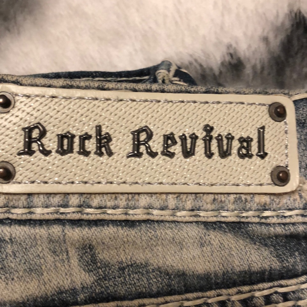 Rock Revival White wash Arlia Shorts